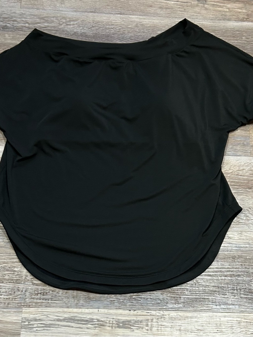 HALARA Black long Sleeve Off the shoulder top
